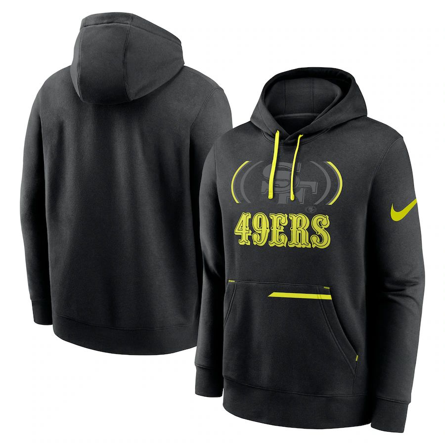 Men 2023 NFL San Francisco 49ers black Sweatshirt style 2